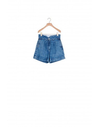 Short en jean à ceinture matelassée france